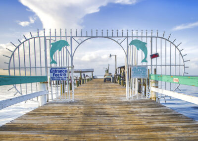 The-gated-Bokeelia-Fishing-pier-on-Pine-Island